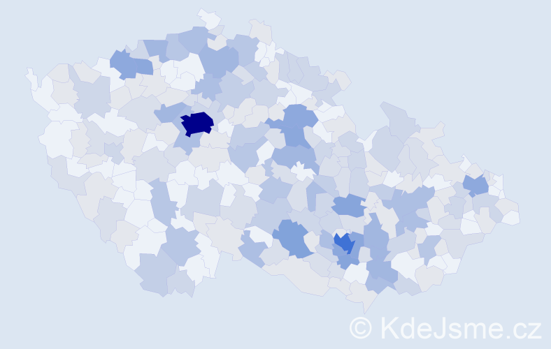 Jméno: 'Blahoslav', počet výskytů 508 v celé ČR