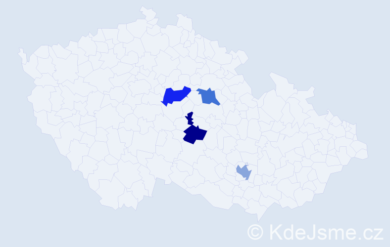 Jméno: 'Ishkhan', počet výskytů 4 v celé ČR