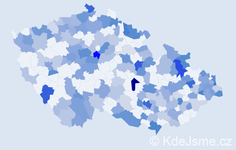 Jméno: 'Lena', počet výskytů 361 v celé ČR