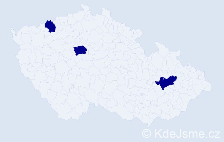 Jméno: 'Sy Long', počet výskytů 3 v celé ČR