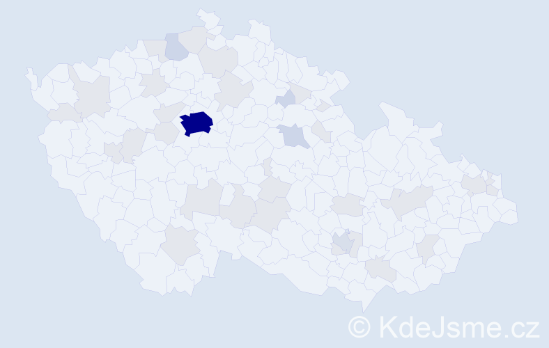 Jméno: 'Anastasija', počet výskytů 80 v celé ČR