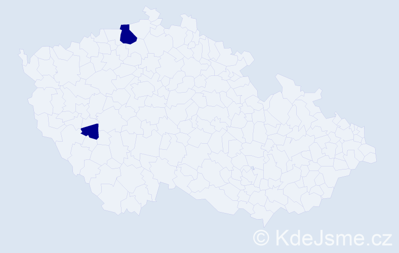 Jméno: 'Norbert Manfred', počet výskytů 2 v celé ČR