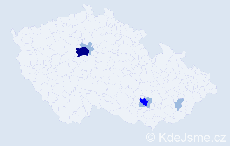 Jméno: 'Luis Alberto', počet výskytů 10 v celé ČR