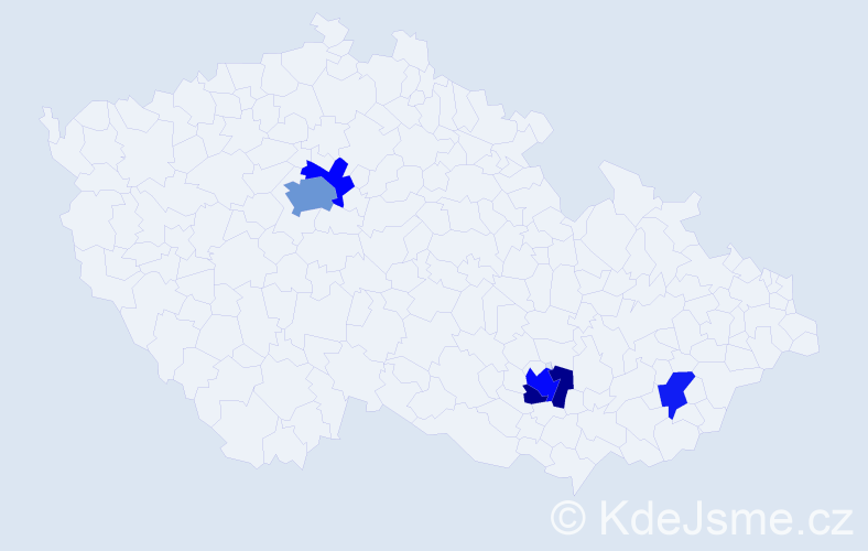 Jméno: 'Luis Alberto', počet výskytů 10 v celé ČR
