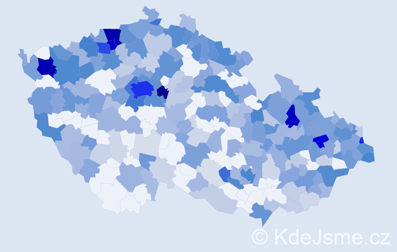 Jméno: 'Marianna', počet výskytů 678 v celé ČR