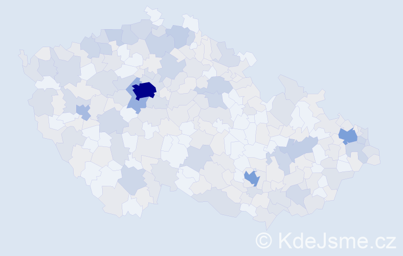 Jméno: 'Victoria', počet výskytů 681 v celé ČR