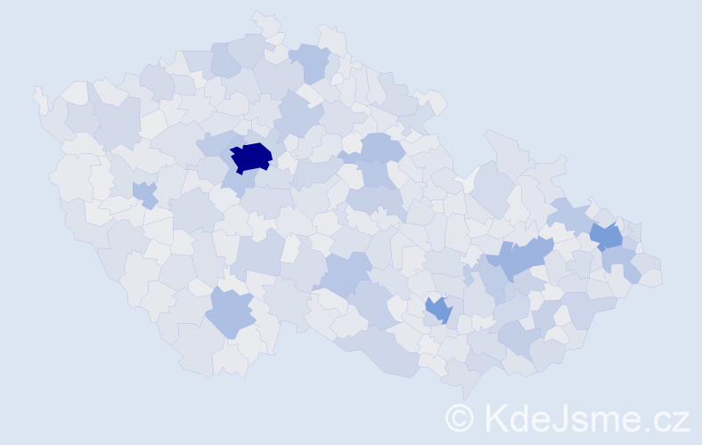 Jméno: 'Vojtěch', počet výskytů 42877 v celé ČR