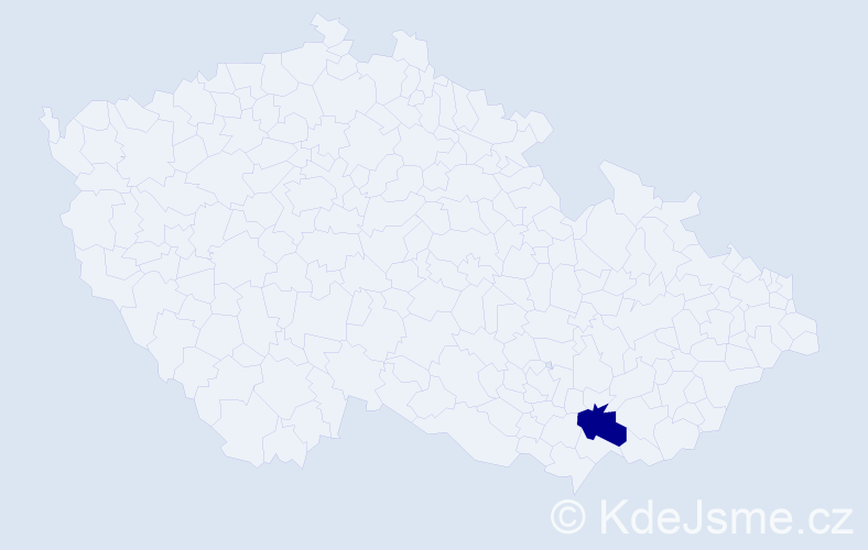 Jméno: 'Tereza Natali', počet výskytů 1 v celé ČR