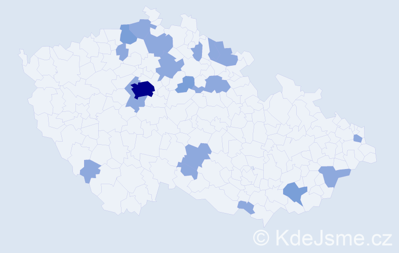 Jméno: 'Marijana', počet výskytů 28 v celé ČR