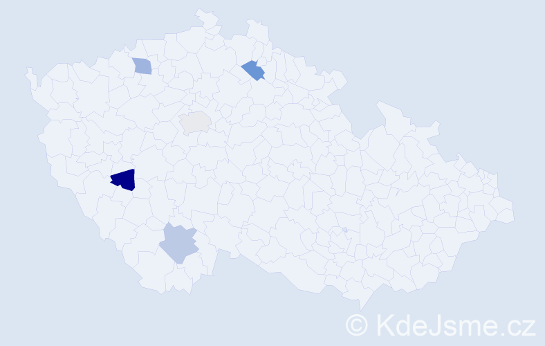 Jméno: 'Manfred Otto', počet výskytů 5 v celé ČR