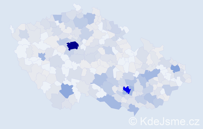 Jméno: 'Ctibor', počet výskytů 978 v celé ČR
