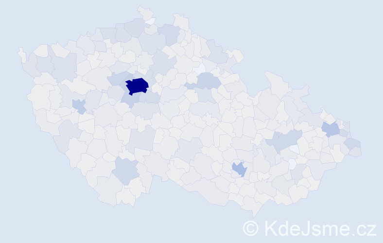 Jméno: 'Karolina', počet výskytů 3041 v celé ČR