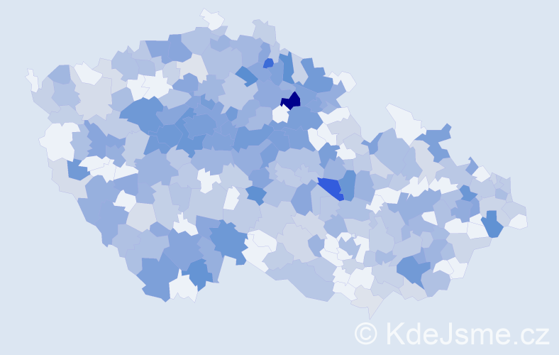 Jméno: 'Rozárie', počet výskytů 618 v celé ČR