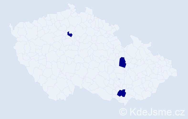 Jméno: 'Dominika Anna', počet výskytů 3 v celé ČR