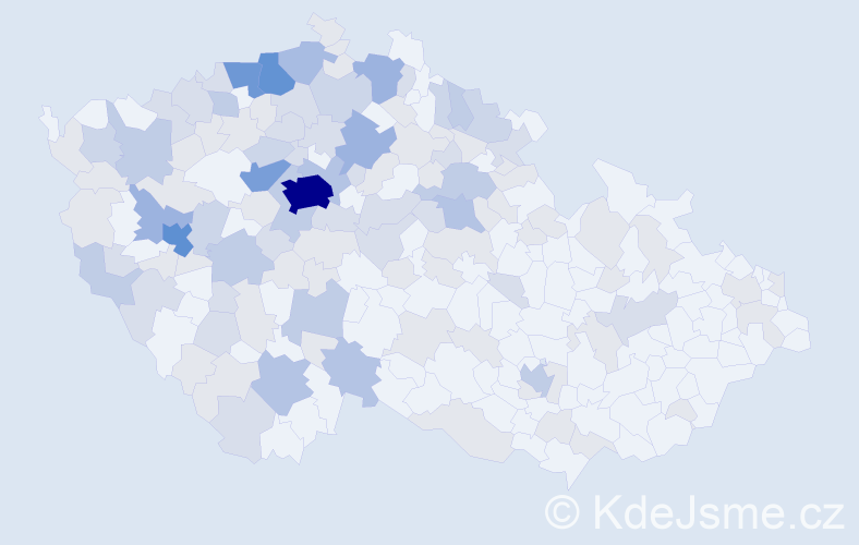 Jméno: 'Petruše', počet výskytů 297 v celé ČR