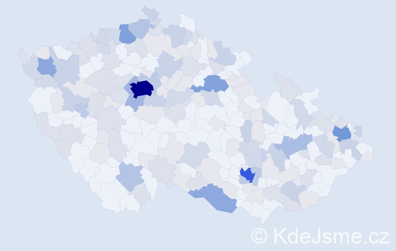 Jméno: 'Charlotte', počet výskytů 385 v celé ČR