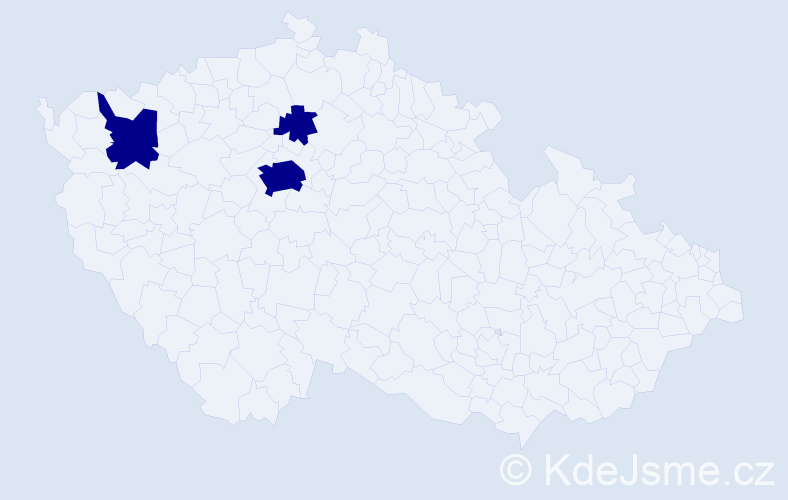 Jméno: 'Olgerd', počet výskytů 3 v celé ČR
