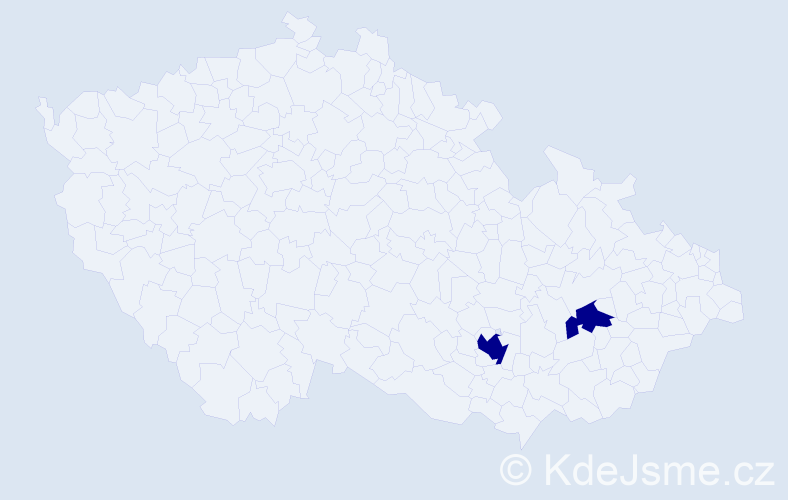 Jméno: 'Adrian David', počet výskytů 2 v celé ČR