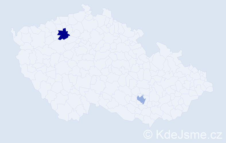 Jméno: 'Peter Alan', počet výskytů 2 v celé ČR