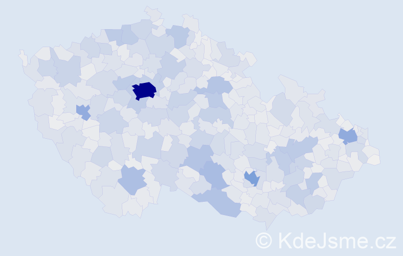 Jméno: 'Bohumil', počet výskytů 20391 v celé ČR