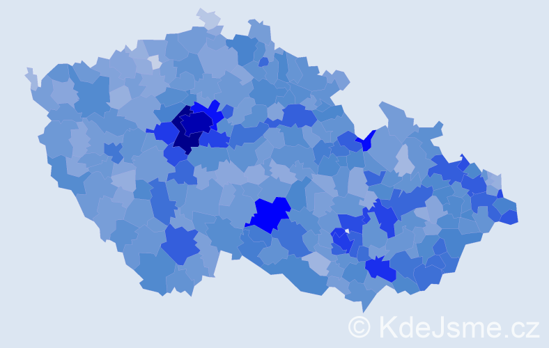 Jméno: 'Šimon', počet výskytů 11597 v celé ČR