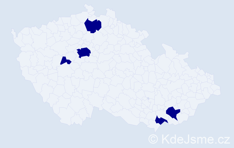 Jméno: 'Sofiane', počet výskytů 5 v celé ČR
