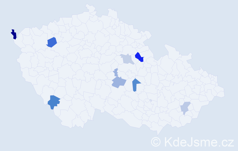 Jméno: 'Batmunkh', počet výskytů 10 v celé ČR