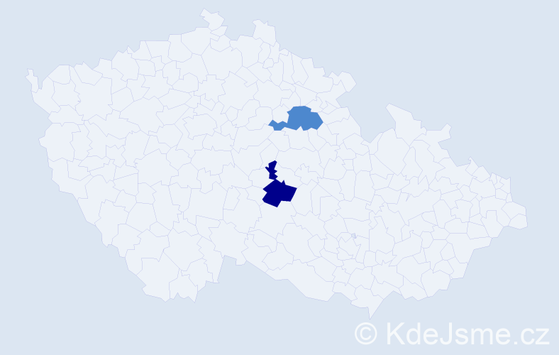 Jméno: 'Amarbuyan', počet výskytů 2 v celé ČR
