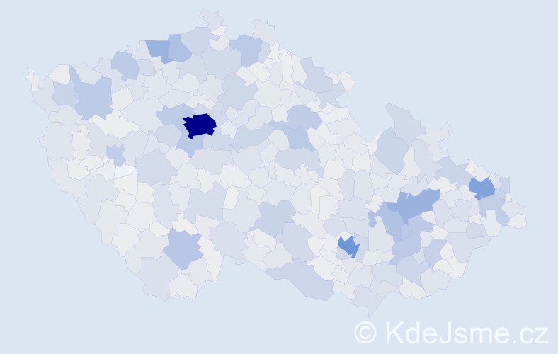 Jméno: 'Bedřich', počet výskytů 6086 v celé ČR