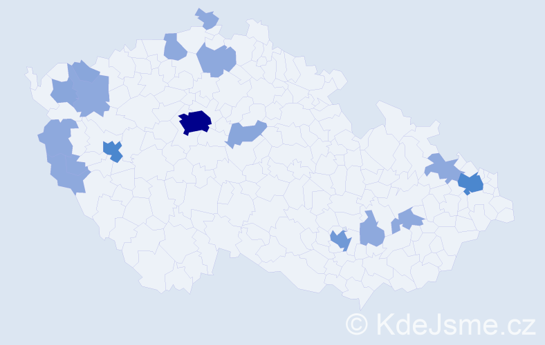 Jméno: 'Mai Anh', počet výskytů 36 v celé ČR