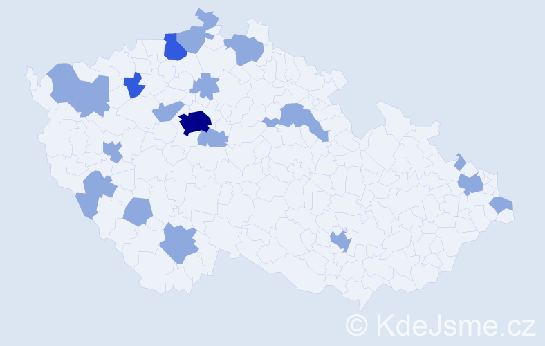 Jméno: 'Ramona', počet výskytů 31 v celé ČR