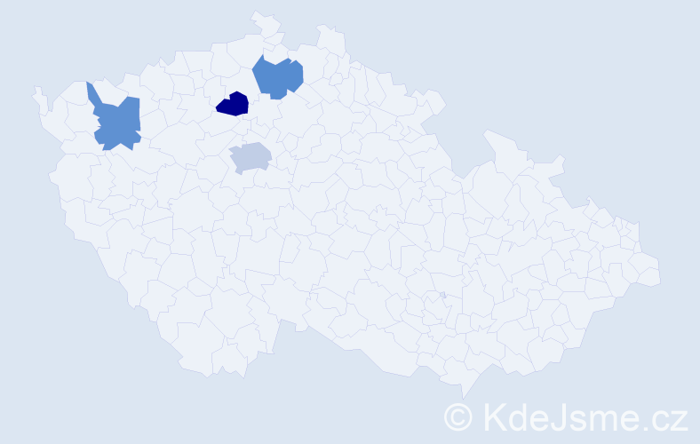 Jméno: 'Zdeňka Anna', počet výskytů 5 v celé ČR