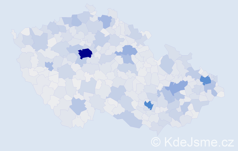 Jméno: 'Naděžda', počet výskytů 18068 v celé ČR