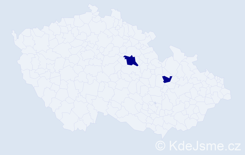 Jméno: 'Sergelen', počet výskytů 2 v celé ČR