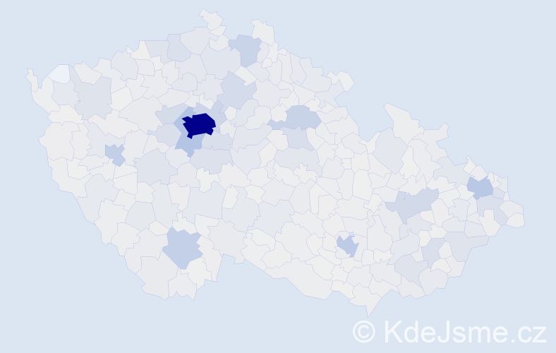 Jméno: 'Johana', počet výskytů 3667 v celé ČR