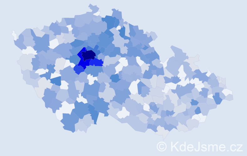 Jméno: 'Josefína', počet výskytů 1207 v celé ČR