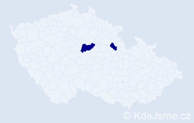Jméno: 'Robin Samuel', počet výskytů 2 v celé ČR