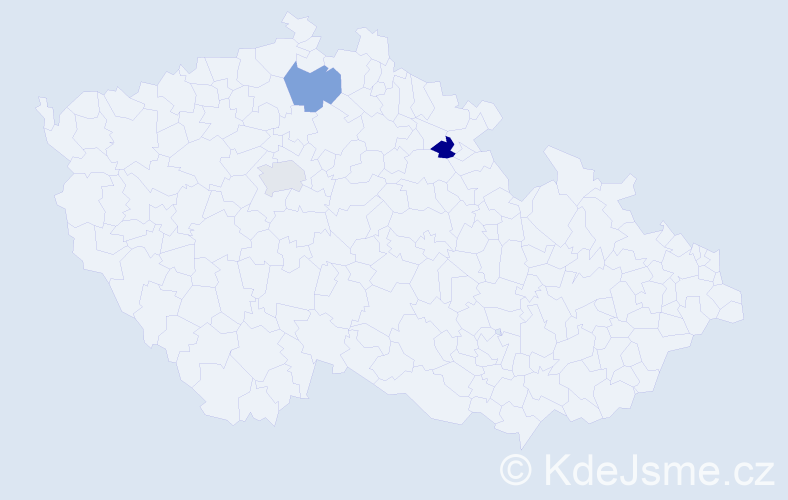 Jméno: 'Matyáš Libor', počet výskytů 3 v celé ČR