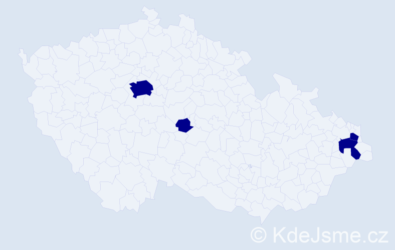 Jméno: 'Zofia Anna', počet výskytů 4 v celé ČR