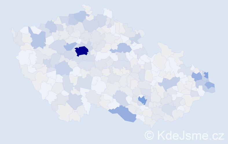 Jméno: 'Zbyšek', počet výskytů 799 v celé ČR
