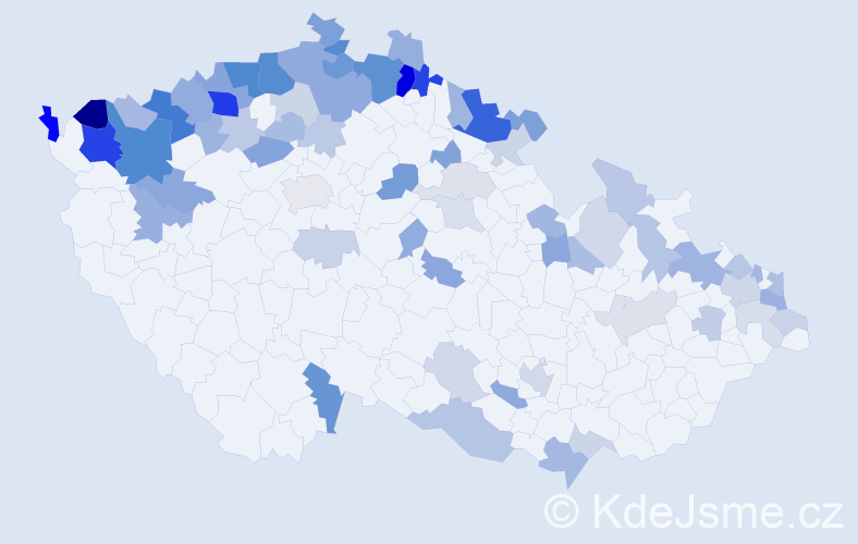 Jméno: 'Wolfgang', počet výskytů 167 v celé ČR