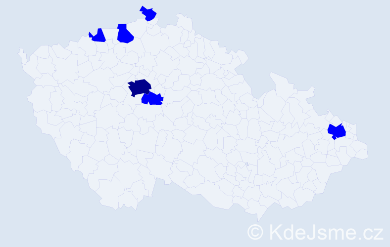 Jméno: 'Thanh Phong', počet výskytů 7 v celé ČR
