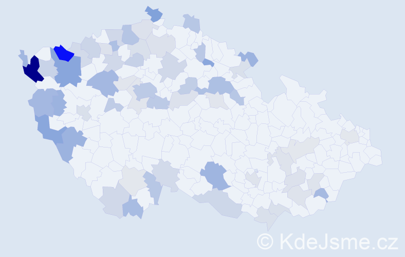 Jméno: 'Tu', počet výskytů 138 v celé ČR