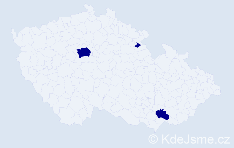 Jméno: 'Eliška-Anna', počet výskytů 3 v celé ČR