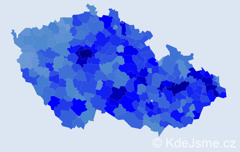 Jméno: 'Vojtěch', počet výskytů 47567 v celé ČR