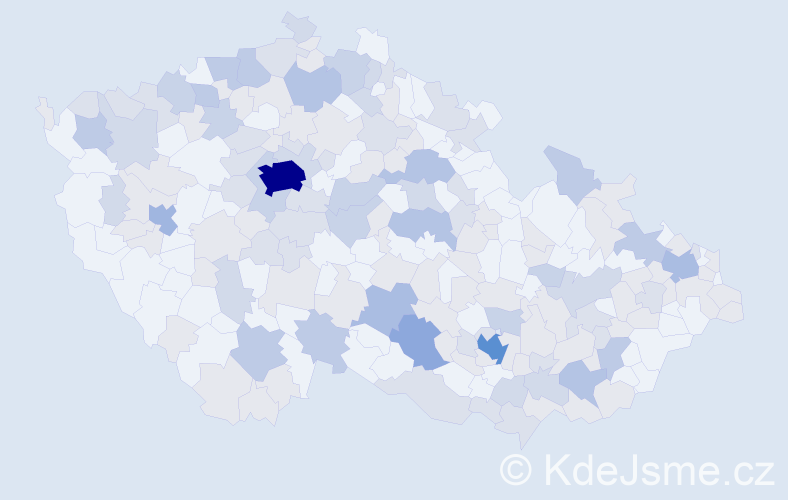 Jméno: 'Inka', počet výskytů 359 v celé ČR