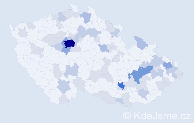 Jméno: 'Matias', počet výskytů 142 v celé ČR