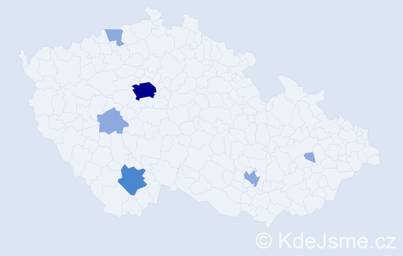 Jméno: 'Guzel', počet výskytů 11 v celé ČR