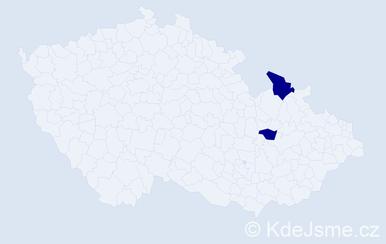 Jméno: 'Jens Dieter', počet výskytů 2 v celé ČR