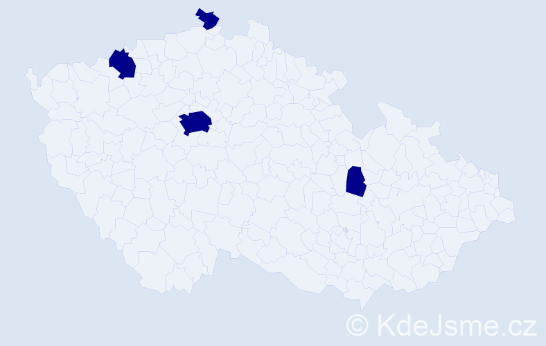 Jméno: 'Lan Phuong', počet výskytů 4 v celé ČR
